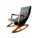 thumbnail image 3 of Silla Mecedora Con Apoya Brazos Chocolate Lino, 3 of 3