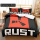 thumbnail image 1 of RustLogo Printed Bedding Set Duvet Cover Bed Set Quilt Cover Pillowcase Comforter Boys Adult Bedding Set, 1 of 5