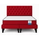 thumbnail image 1 of Cama King Plazas Rojo Europea Incluye Base+respaldo+colchon, 1 of 2