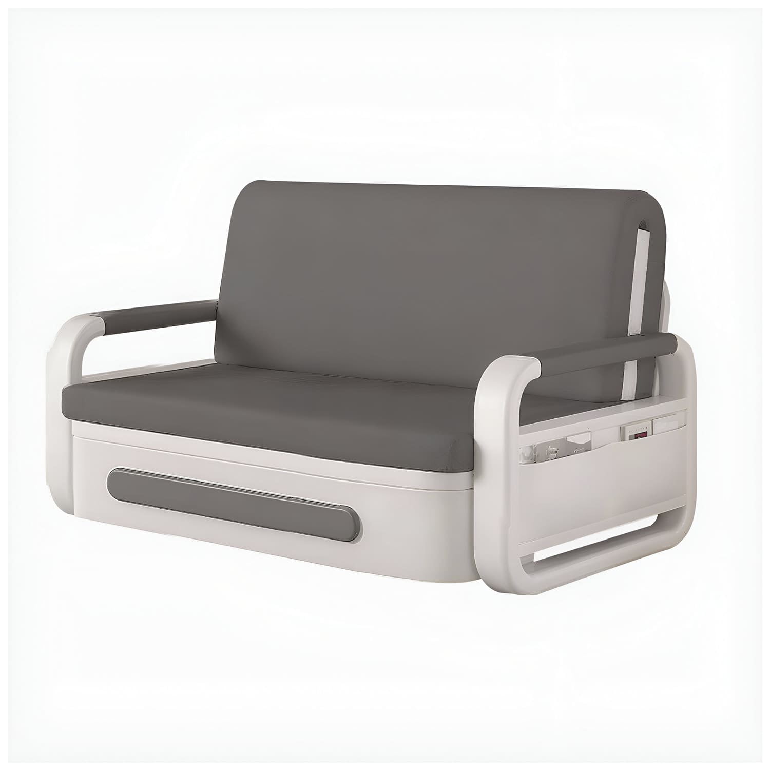 Mueble Market - Futón Steel Blanco Marengo