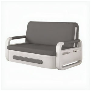 Mueble Market - Futón Steel Blanco Marengo