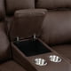 thumbnail image 3 of Sofa Reclinable Premium Mocha Con Posavasos Y Cajon Invisible, 3 of 6