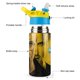 thumbnail image 3 of Breaking Bad Botella de Agua con Tapa Pop Top de Un Toque, Acero Inoxidable, a Prueba de Fugas, para Deportes, Botella Infantil azul 12 oz, 3 of 6