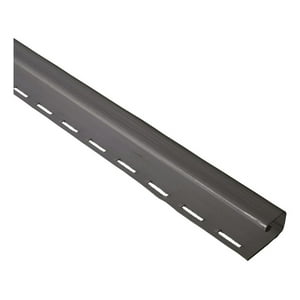 Perfil J Siding Pvc 1/2'' Rigido Antracita 3,8Mts Dvp