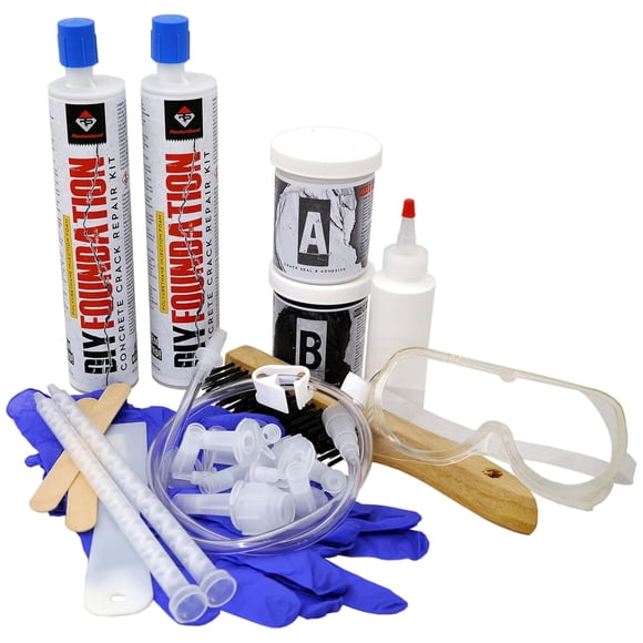 Kit de reparación de grietas en la base RadonSeal Complete de 3 m