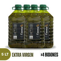 Aceite De Oliva Extra Virgen Premium Essenza 4 X 5 Litros