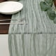 thumbnail image 1 of suxuMhao Camino de Mesa Plisado,90x180cm Camino de Mesa de Gasa Verde Claro,1 Pieza Camino de Mesa para Boda,Camino de Mesa de Poliéster Duradero para Fiesta,Camino de Mesa Elegante para Comedor y, 1 of 4