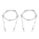 thumbnail image 1 of Cadenas Para Gafas Con Cuentas, Soporte Para Gafas De Sol, Cordones, Cordones, 72cm, Plateado, 1 of 5