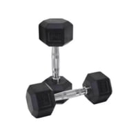 Hwm - Mancuernas De Caucho 5Kg Par