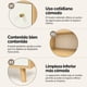 thumbnail image 3 of Estante Librero Nórdico 50x30x150 cm 2 Cajones 1 Puerta MDF 12 mm Blanco Madera, 3 of 7