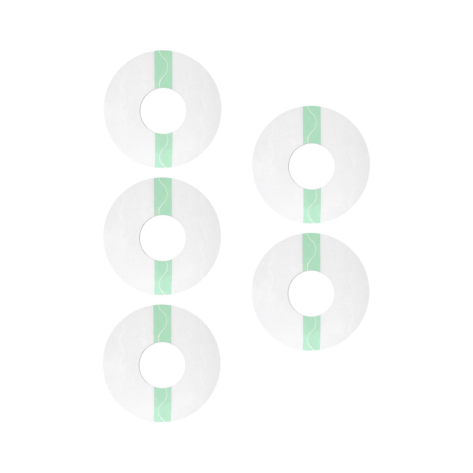 Ioensy - 5 Piezas De Parches Adhesivos Impermeables Precortados Cubierta Del Sensor Para Correr Ciclismo Redondo