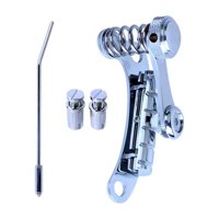 Bothyi - Barra De Parada De Puente De Guitarra Eléctrica, Pieza Trasera De Vibrato Fuerte Para Guitarra Eléctrica Argent