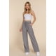 thumbnail image 4 of Saronite Pantalones Largos de Tencel con Cintura Elástica Lisa y Dos Bolsillos Laterales, Color Gris (para Mujer), 4 of 4