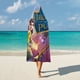 thumbnail image 5 of El Planeta del Tesoro Manta Capa con Capucha Anti-Bolitas, Manta de Lana Ártica Suave, Manta Portátil de Felpa Ligera y Lujosa, Poncho para Siesta en Casa y Oficina, 100*130cm, 5 of 6