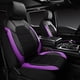thumbnail image 3 of Fundas para asientos de auto CAR PASS de cuero, juego completo, compatibles con airbag, 3 of 9