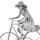 thumbnail image 3 of Figura Decorativa Isidora en Bicicleta Silver, 3 of 4