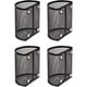 thumbnail image 1 of Soporte de lápiz magnético - accesorios de armario, 4 paquete magnético Soporte de lápiz para refrigerador para la escuela en el hogar y la oficina, negro, 1 of 3