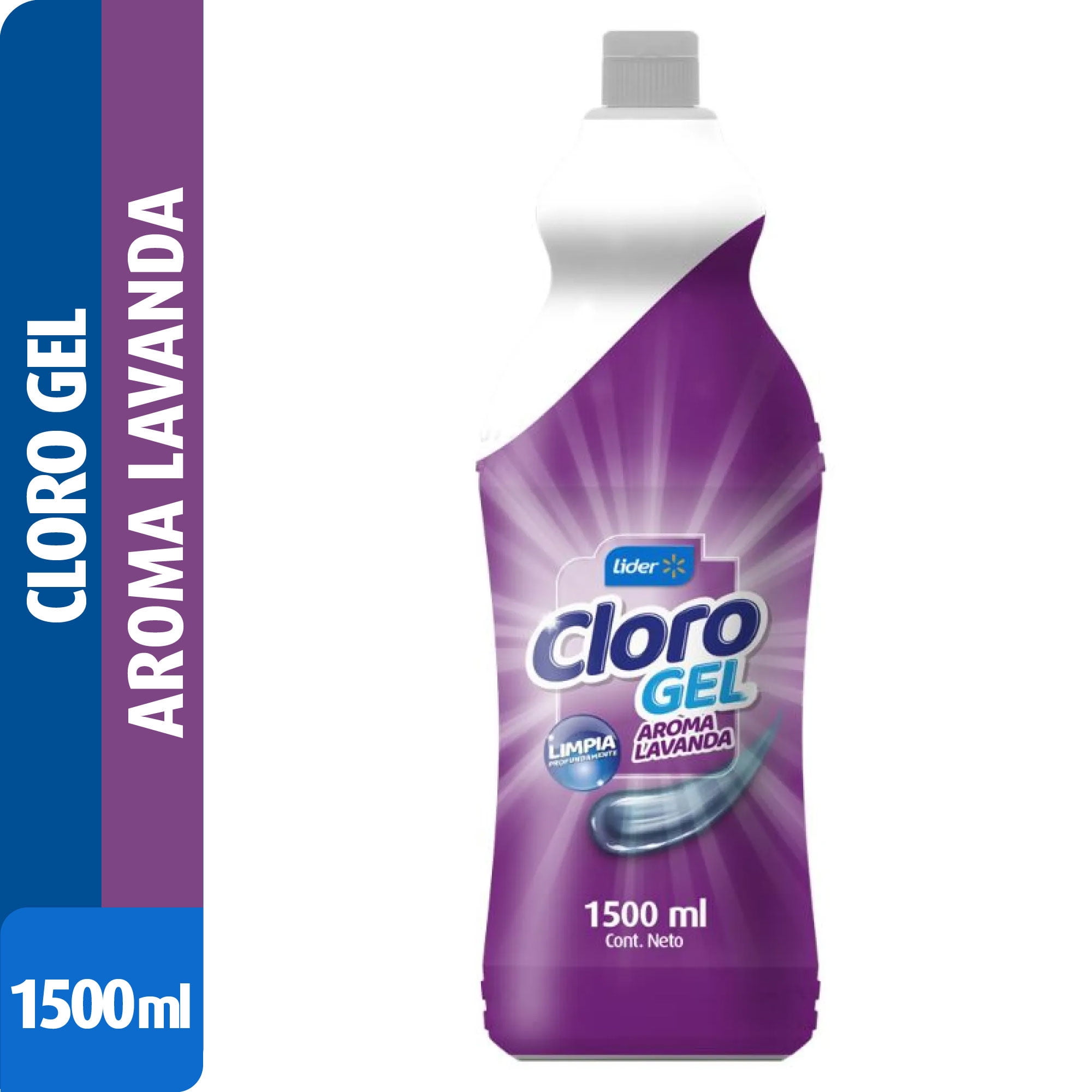 Cloro Gel Lavanda Botella 1500 ml Lider