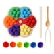 thumbnail image 2 of Montessori Rainbow Peg Board Clasificación Y Conteo De Colores Para Niñas En Edad Preescolar, 2 of 5