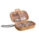 thumbnail image 1 of 1pc 7-grid Medicine Box, Portable Mini Medicine Box, Sealed Travel Carry-on Tablets Sub-packing Storage Box, 1 of 3