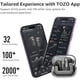 thumbnail image 3 of Audífonos Inalámbricos TOZO Crystal Pods ANC Bluetooth 5.4, 3 of 3
