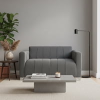 Ivi Home - Sofá 2 Cuerpos Mikono Gris