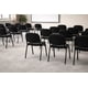 thumbnail image 5 of Silla Meeting ISO Lino Negra para Oficina y Sala de Reuniones, 5 of 6