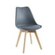 thumbnail image 3 of Pack x4 Sillas de Comedor Tulip Gris Midtown gris, 3 of 4