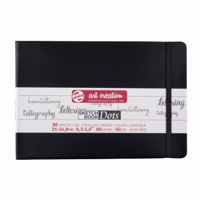 Libreta Art Creation Negra 21X14,8Cm 80Gr 80Hjas.Con Puntos