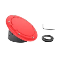 Ioensy - Tapa Del Tanque De Gasolina, Cubierta De La Puerta De Llenado De Combustible Premium Para Jeep Wrangler 2007-2017, Color Rojo