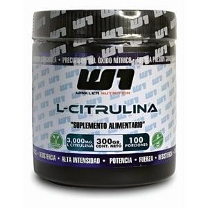Winkler Nutrition - L-Citrulina 300G 100 Servicios Vasodilatador + Óxido Nítrico