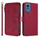 thumbnail image 2 of Funda Cartera Mariposa para [Motorola Moto G Play 2024 5G] con Soporte y Cremallera Rojo, 2 of 6