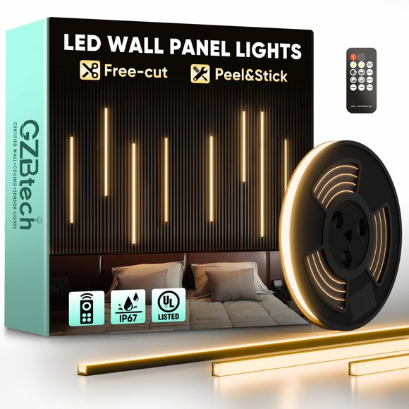 Tira de LED GZBtech 3 m 3000 K regulable e impermeable