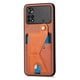 thumbnail image 2 of Funda Resistente para Xiaomi Poco X4 Pro 5G con Tarjetero y Soporte, Diseño Magnético Marrón, 2 of 5