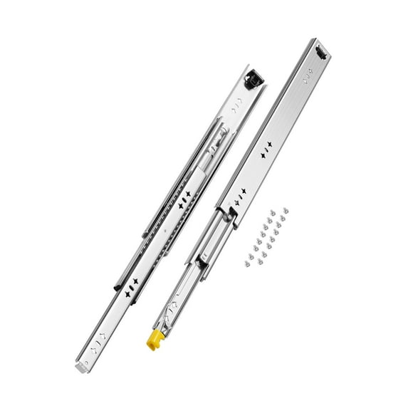 Diapositivas VEVOR Heavor Heavy Duty de 50 cm, 1 par, con tapa de carga de 113 kg.