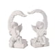 thumbnail image 5 of 2 figuras de ángel, esculturas de querubines, estanterías, decoración interior del hogar, adornos de plumas para oficina, figuras de escritorio para m, 5 of 5
