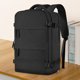 thumbnail image 2 of Mochila de viaje Coowoz 25 L para laptop de 15,6 pulgadas, impermeable, negra, 2 of 3