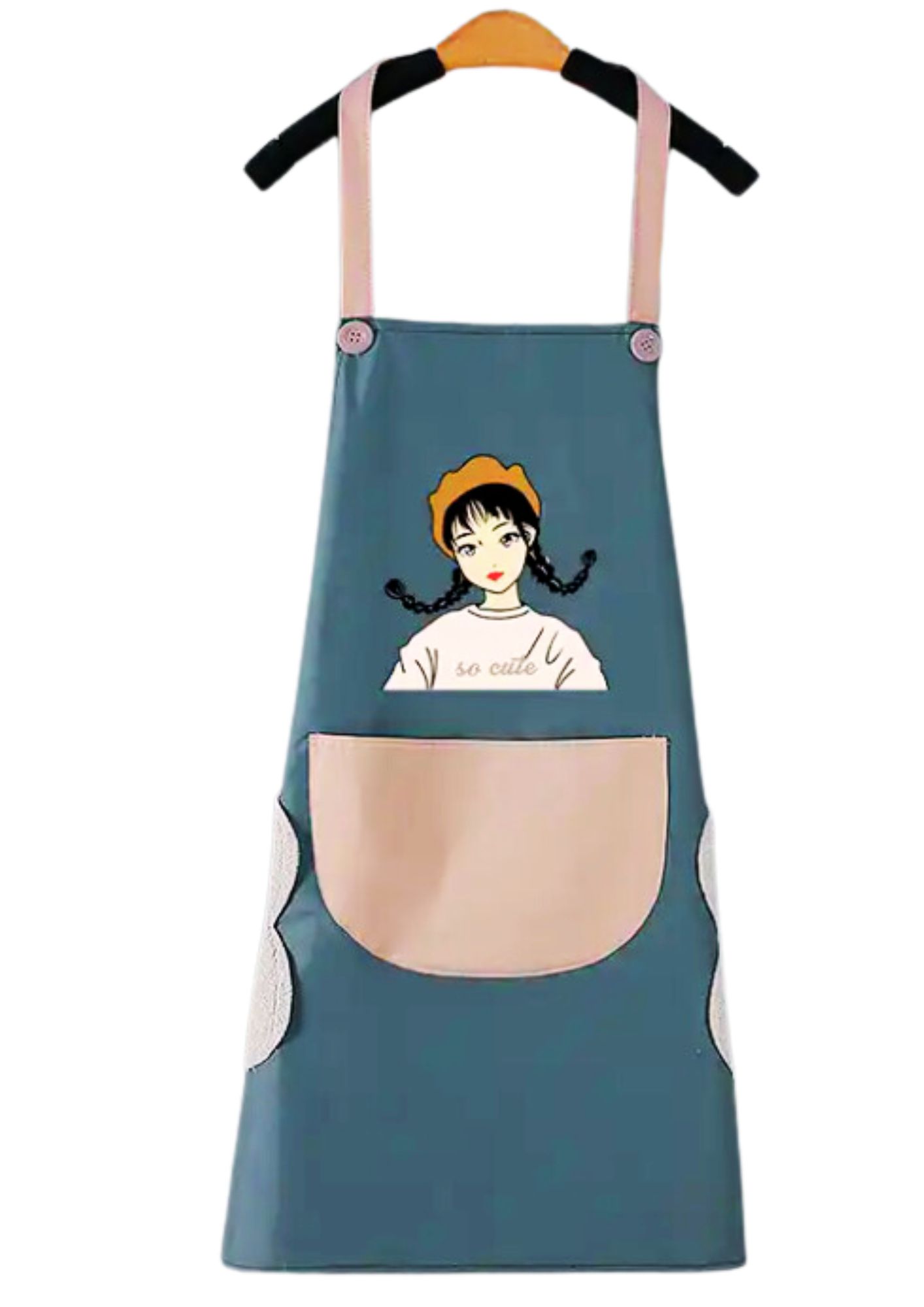 Handydeco - Delantal Impermeable, Detalles Sofisticados. Eleva Tu Cocina