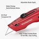 thumbnail image 2 of Cuchillo WORKPRO Retráctil Metálico Heavy Duty SK5, 2 of 3