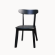 thumbnail image 1 of Silla Louis Madera - Negro, 1 of 2