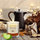 thumbnail image 5 of Frasco de vidrio con aroma a manzana y canela Scented Candle Relaxation, 5 of 6