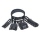 thumbnail image 5 of Heavy Duty Tool Belt Loop 5 en un Cinturón de Herramientas Ajustable Y Bolsas Adecuado para Electricistas de Agua Decorador Almacenamiento de Tr , negro, 5 of 5