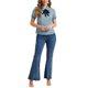 thumbnail image 2 of INSPIRE CHIC Blusa de Lunares para Mujer con Cuello Peter Pan, Lazo en el Cuello, Manga Abullonada, Estilo Vintage, Azul Claro M, 2 of 6