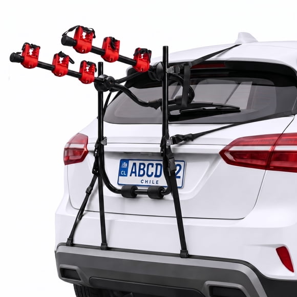 Porta 3 Bicicletas Universal EOLAND Soporte Trasero Auto Camioneta Enganche Maletero Rack Plegable 3 Bici Ciclismo