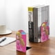 thumbnail image 5 of Princesa Peach Sujetalibros decorativos temáticos, tope para estantería con base antideslizante, uso dual para hogar y oficina - 2 piezas, 5 of 6