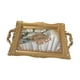 thumbnail image 5 of Bandeja Decorativa Con Espejo Tocador Centro De Mesa Bandeja De Almacenamiento De Joyería Ornamentada 37cmx23.5cm Aureate 1, 5 of 5
