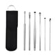 thumbnail image 1 of 6Pcs/Set Stainless Steel Ear Care Cleaning Tool Earpick Cleaner Curette Spoon Health Care Earpick Ear Wax Pickers Remover Tool, 1 of 3