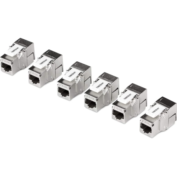 Keystone Jack TRENDnet TC-K06C6A Cat6A blindado, paquete de 6