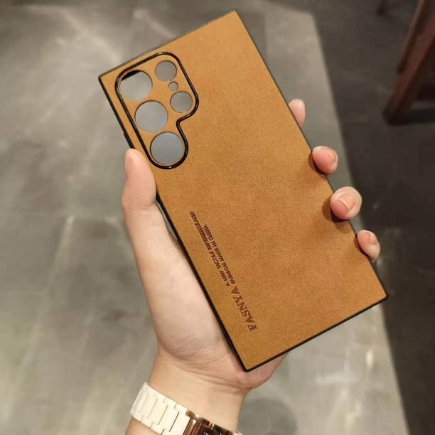 High-grade Anti-leather Mobile Phone Case, Anti-fall And No Fingerprints, Artificial Leather Pattern Protective Cover, Suitable For Samsung S23Ultra S22plus S21FE S20 S30ultra A72 A73 A54 A53 A52S A34