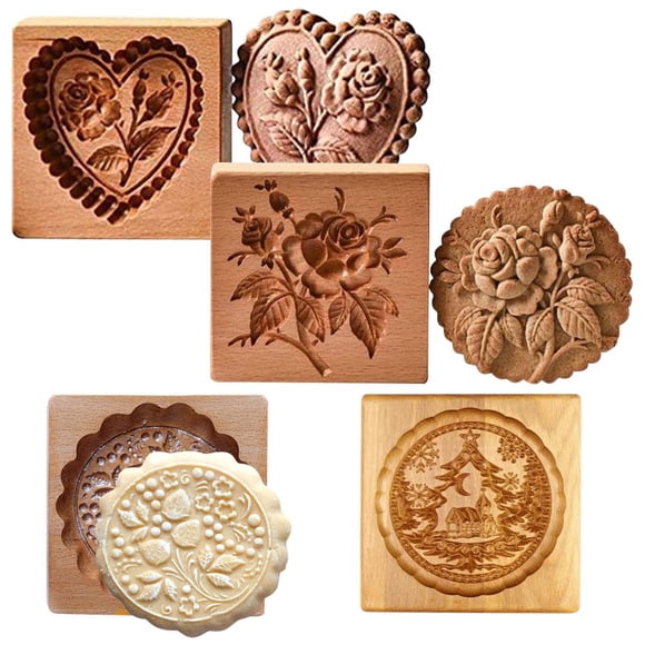 Cortador de Galletas Yangshine 10 cm Flor – Set de 4 piezas